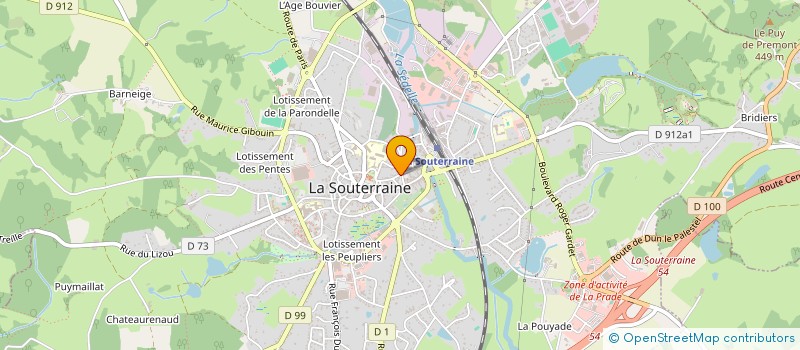 localisation de l'entreprise LES FREDOL  SAINT-AGNANT-DE-VERSILLAT
