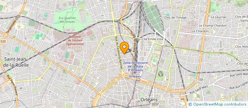 localisation de l'entreprise LES FREE BIKERS  FLEURY-LES-AUBRAIS