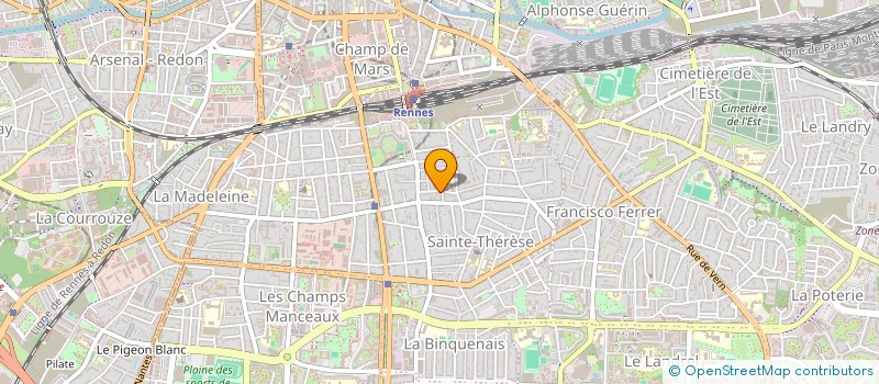 localisation de l'entreprise LES FREEPOULES  RENNES