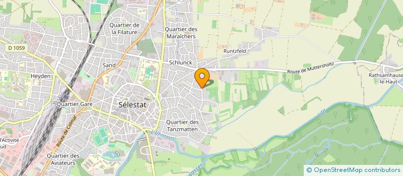 localisation de l'entreprise LES FREEPS  SELESTAT