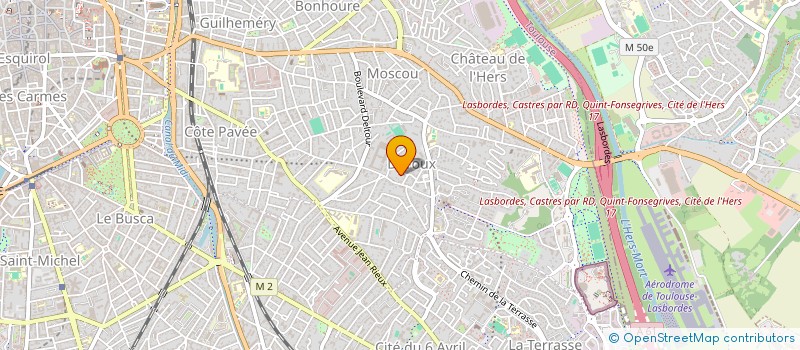 localisation de l'entreprise LES FREESIAS à TOULOUSE