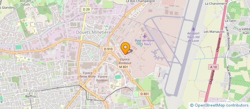 localisation de l'entreprise LES FREKENTIELLES  TOURS