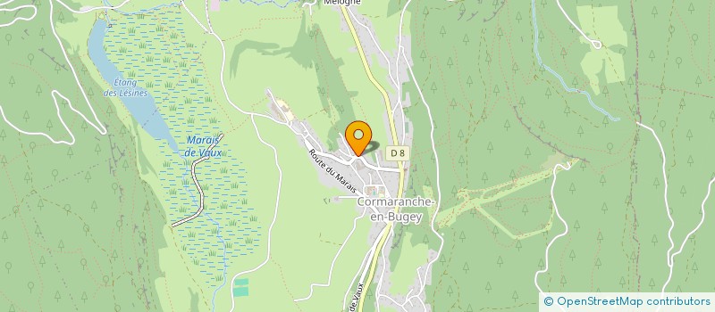 localisation de l'entreprise LES FRENES  BRENOD