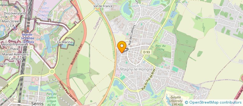 localisation de l'entreprise LES FRENES  MAGNY-LE-HONGRE