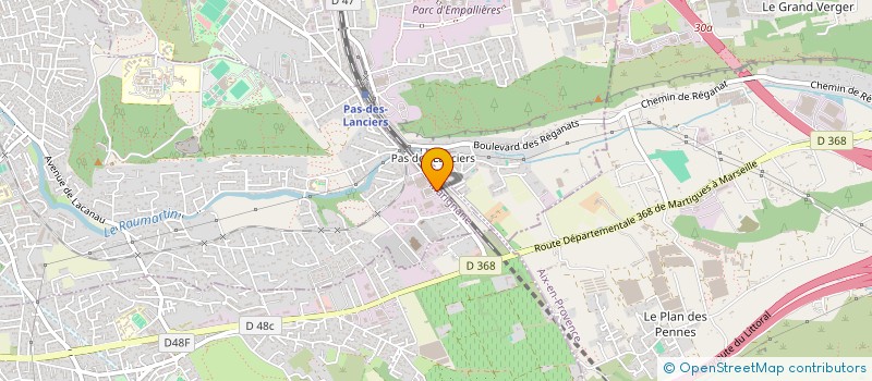 localisation de l'entreprise LES FRERES 3-5T  MARIGNANE