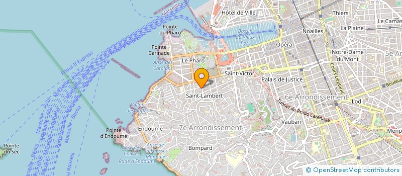 localisation de l'entreprise LES FRERES à MARSEILLE