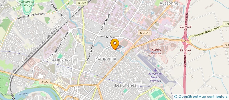 localisation de l'entreprise LES FRERES  MONTAUBAN