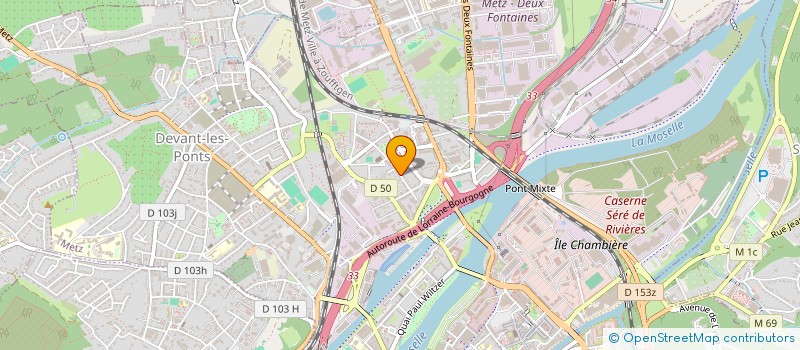 localisation de l'entreprise LES FRERES  METZ