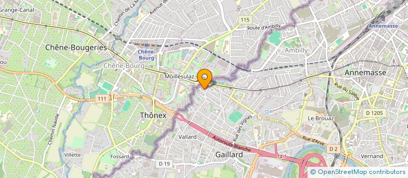 localisation de l'entreprise LES FRERES  GAILLARD