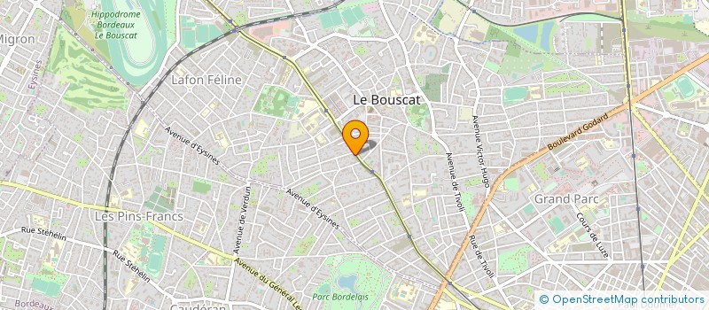 localisation de l'entreprise LES FRERES ARNAUD à LE BOUSCAT