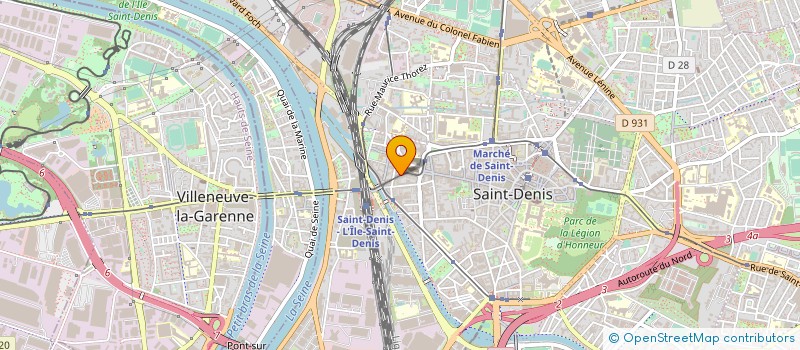 localisation de l'entreprise LES FRERES AUGUSTE à SAINT-DENIS