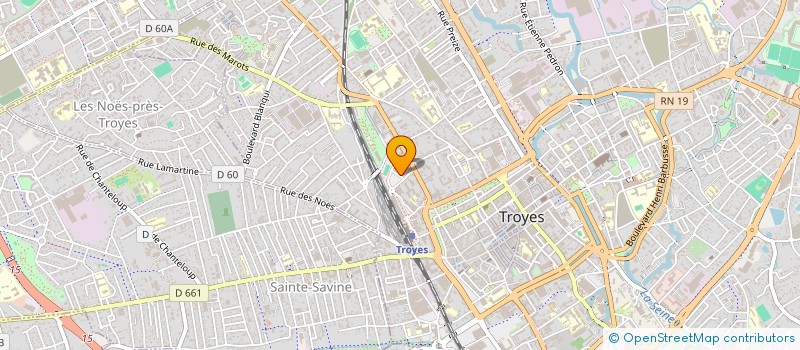 localisation de l'entreprise LES FRERES BEGANI à TROYES