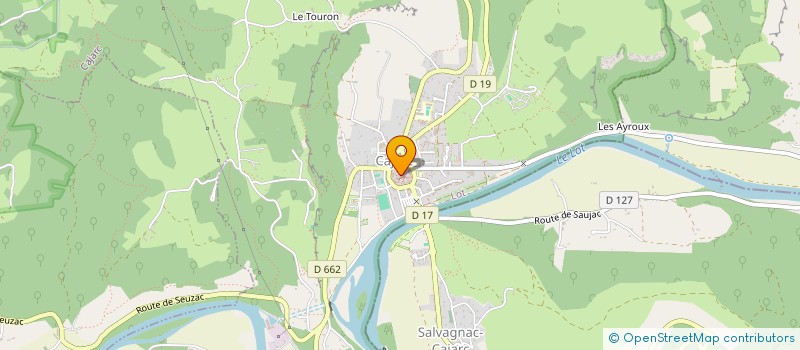 localisation de l'entreprise LES FRERES BENNIKS  CAJARC