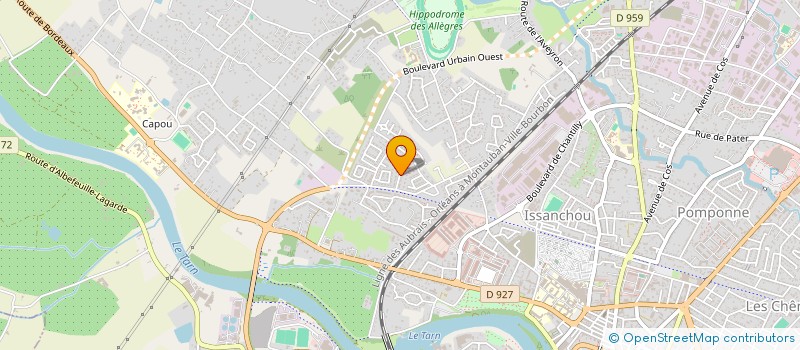 localisation de l'entreprise LES FRERES BTP  MONTAUBAN