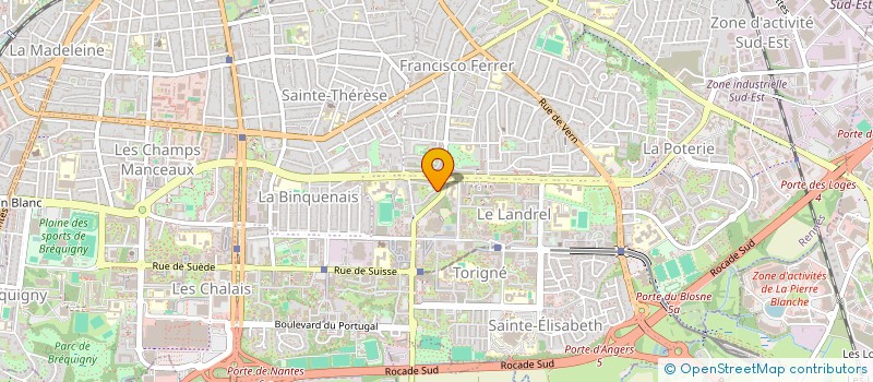 localisation de l'entreprise LES FRERES C  RENNES