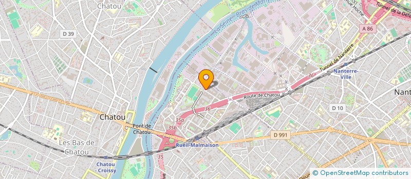 localisation de l'entreprise LES FRERES CALZONE à RUEIL-MALMAISON