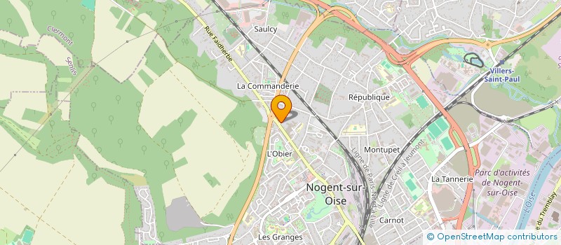 localisation de l'entreprise LES FRERES CAN  NOGENT-SUR-OISE