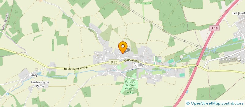 localisation de l'entreprise LES FRERES CHAUSSETTES  SACEY