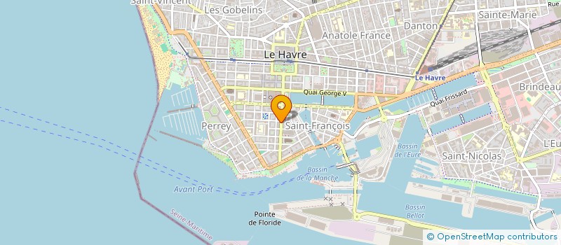 localisation de l'entreprise LES FRERES CHENG à LE HAVRE