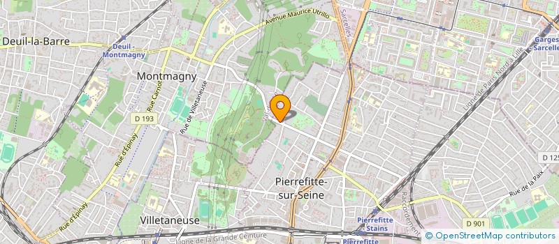 localisation de l'entreprise LES FRERES CHICHE à PIERREFITTE-SUR-SEINE