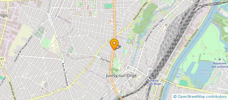 localisation de l'entreprise LES FRERES CO à JUVISY-SUR-ORGE