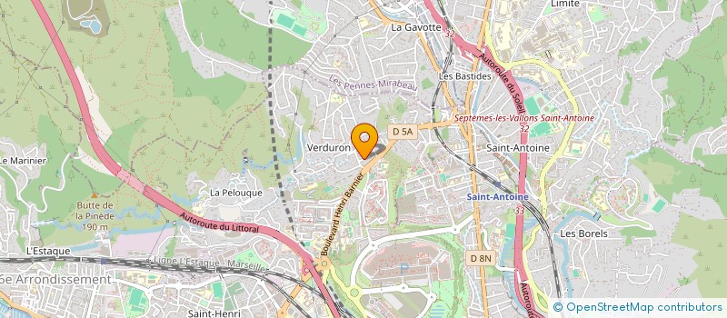 localisation de l'entreprise LES FRERES CONSTRUCTEURS à MARSEILLE 15EME