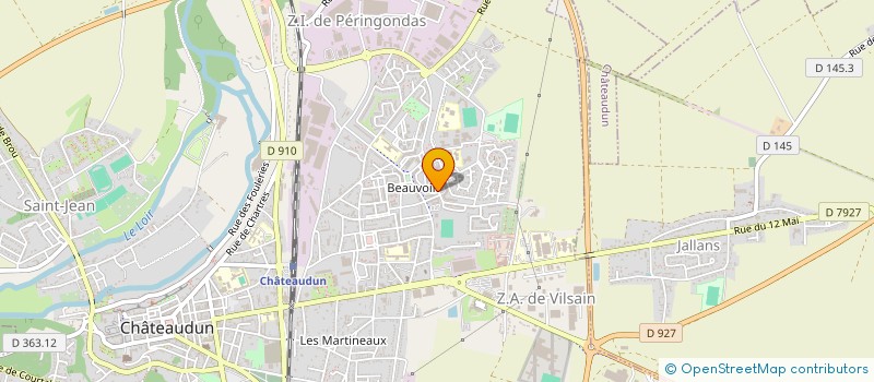 localisation de l'entreprise LES FRERES CS à CHATEAUDUN