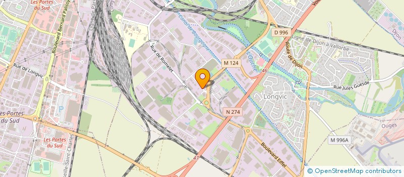 localisation de l'entreprise LES FRERES CT à LONGVIC