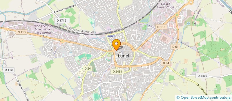 localisation de l'entreprise LES FRERES DAHBI à LUNEL