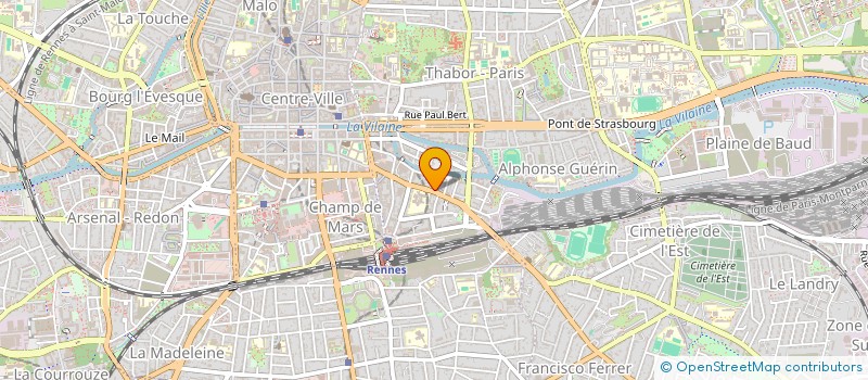 localisation de l'entreprise LES FRERES DE L'INSTRUCTION CHRETIENNE  RENNES