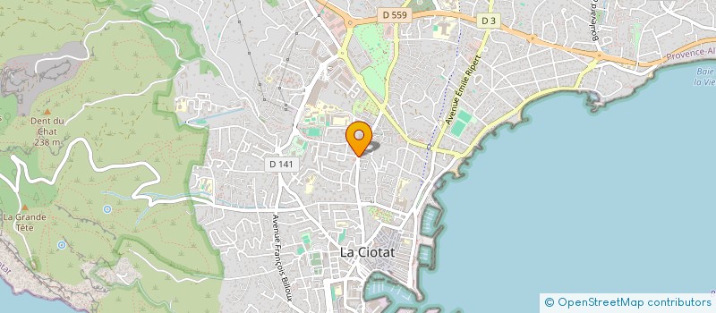 localisation de l'entreprise LES FRERES DE LA COTE à LA CIOTAT