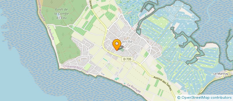 localisation de l'entreprise LES FRERES DE LA COTE  RIVEDOUX-PLAGE