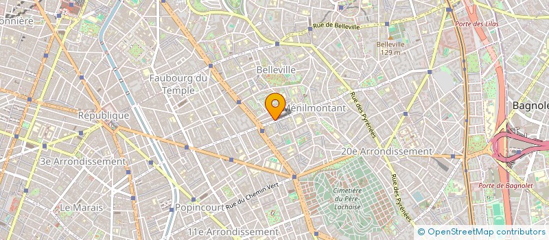 localisation de l'entreprise LES FRERES DE LA LOC SERVICE  PARIS