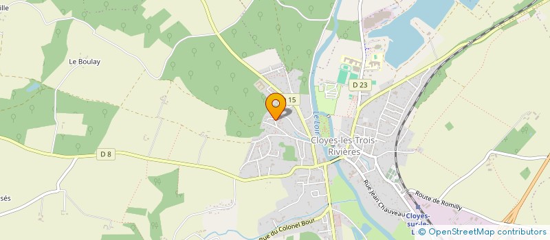 localisation de l'entreprise LES FRERES DES 3 RIVIERES à CLOYES-LES-TROIS-RIVIERES