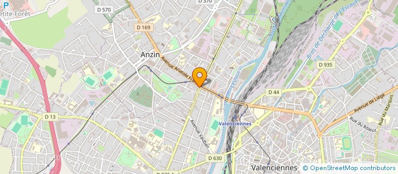 localisation de l'entreprise LES FRERES DJAROUN  ANZIN