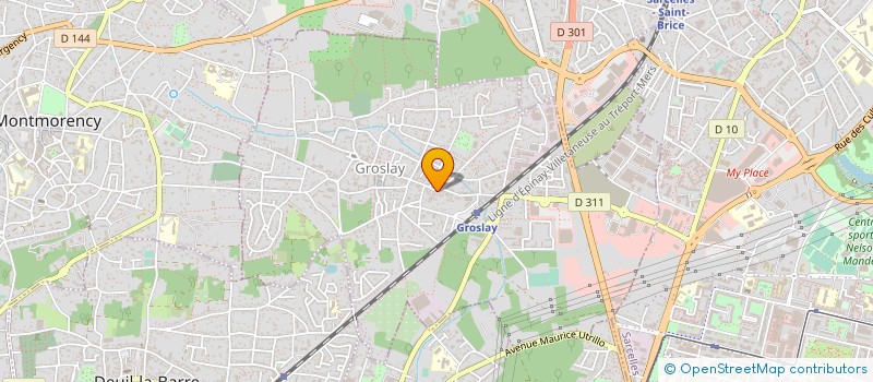 localisation de l'entreprise LES FRERES DU BATIMENT à GROSLAY