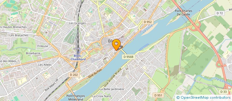 localisation de l'entreprise LES FRERES DU VAL  BLOIS