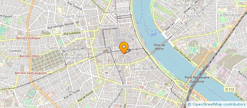 localisation de l'entreprise LES FRERES DUMAS  BORDEAUX