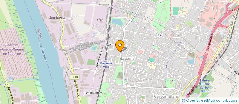 localisation de l'entreprise LES FRERES FRANCASTEL  BASSENS