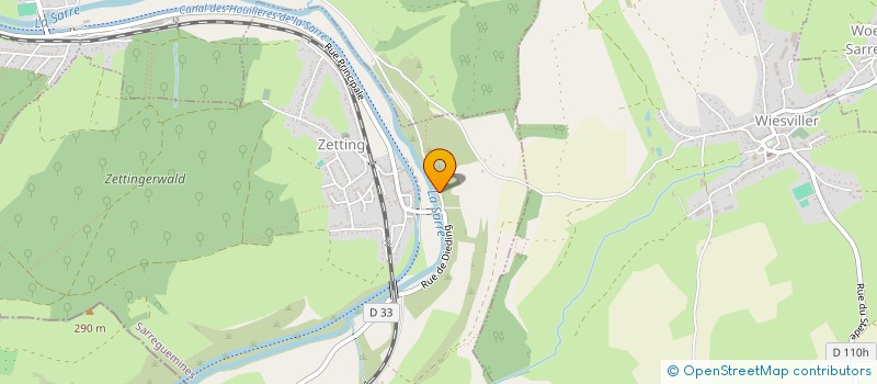 localisation de l'entreprise LES FRERES GAPP  ZETTING