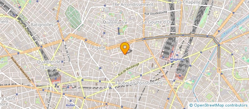 localisation de l'entreprise LES FRERES GOODMAN  PARIS