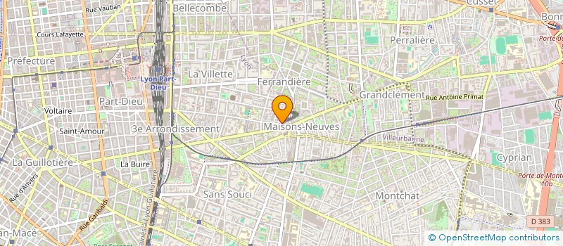 localisation de l'entreprise LES FRERES KENZARI  LYON