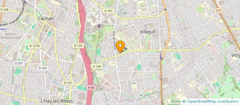 localisation de l'entreprise LES FRERES KLZ à VILLEJUIF
