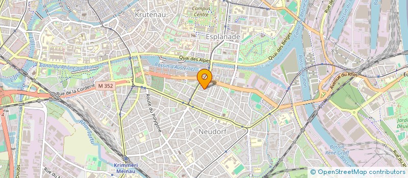 localisation de l'entreprise LES FRERES LAFFITTE  STRASBOURG