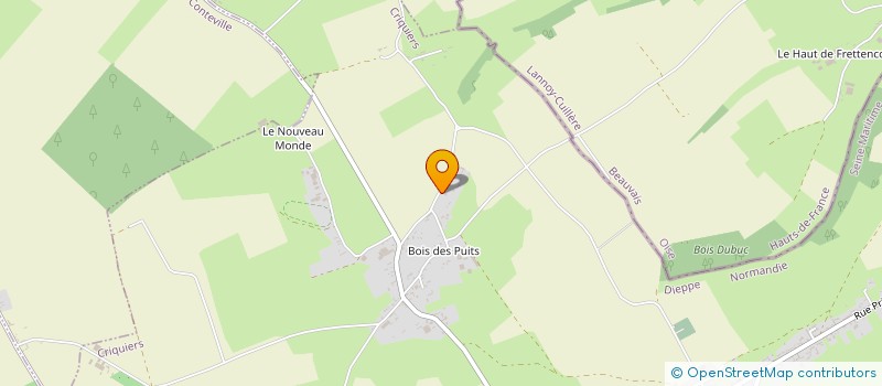 localisation de l'entreprise LES FRERES LAVENU  CRIQUIERS