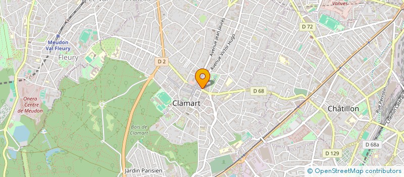 localisation de l'entreprise LES FRERES LHASSANI à CLAMART