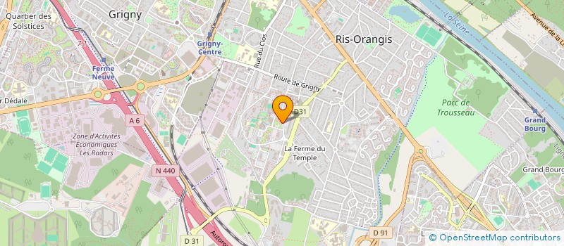 localisation de l'entreprise LES FRERES MANAA BATIMENT à RIS-ORANGIS