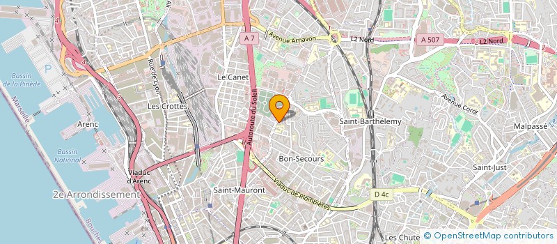 localisation de l'entreprise LES FRERES MESKI à MARSEILLE
