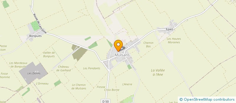 localisation de l'entreprise LES FRERES MICKEY  MULSANS