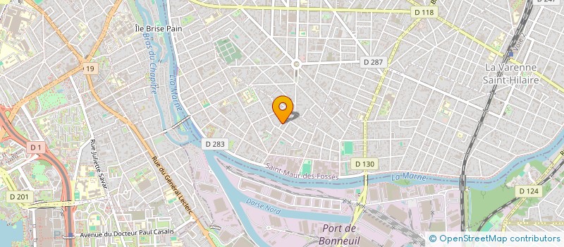 localisation de l'entreprise LES FRERES MJ à SAINT-MAUR-DES-FOSSES